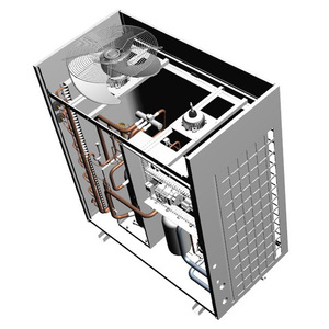 Bomba de Calor de Aire de 36KW para Calefacción y Refrigeración de Hospitales, de Metal, Eléctrica, para Uso Comercial - Product Image 3