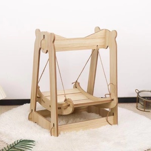 Hamaca de Madera para Gatos, Columpio para Mascotas, Cama para Gatos, Madera Maciza, Modelo Colgante Extraíble, Meng <span class=keywords><strong>Academy</strong></span>-001 - Product Image 3