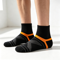 Chaussettes de course personnalisées avec soutien de la voûte plantaire, respirantes et amorties, pour l'entraînement sportif et le jogging – Fournisseur OEM en gros
