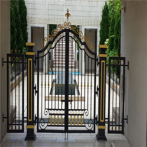 Agradable PUERTAS DE HIERRO Ornamental puerta de diseño de puerta principal puerta de hierro forjado catálogo de diseño - Product Image 3