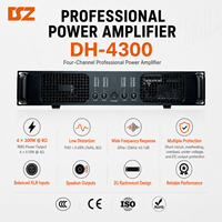 Amplificador de Potencia Profesional de 4 Canales, 800W*2+1200W, Clase H, para Altavoces y Subwoofer, Sistema de Sonido para Conciertos al Aire Libre, Carcasa Metálica