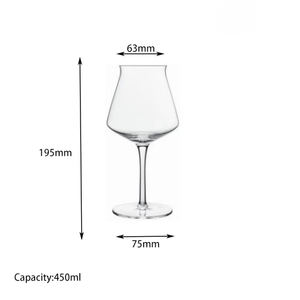TEKU Tasse à bière moderne en forme de pinte fine Super Cool Transparent Crystal Bar <span class=keywords><strong>Verre</strong></span> à dégustation Logo personnalisé Design Élégant Tasses à vin et à bière - Product Image 3