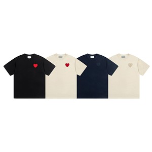 <span class=keywords><strong>T</strong></span>-shirt da uomo di alta qualità 100% cotone a manica corta vestibilità regolare girocollo, stile lusso firmato, lavorato a maglia, popolare a <span class=keywords><strong>Parigi</strong></span> - Product Image 1