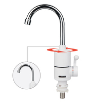Indicateur affichage numérique robinet électrique instantané Design moderne mitigeur d'eau chaude et froide robinet de cuisine en gros