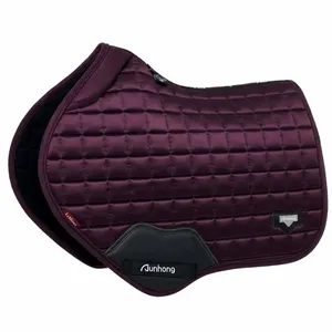 Selles d'équitation anglaises Ensemble complet pour cheval de course Tapis de selle pour l'équitation confortable