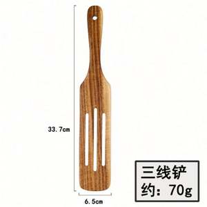 Juego de Espátulas de Madera Personalizadas RAYBIN, Juego de Espátulas de Madera de Acacia Natural - Product Image 4