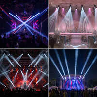 Projecteur à tête mobile 295W, faisceau net 7500K, IP20, DMX512, éclairage de scène pour concert, DJ, discothèque, événement