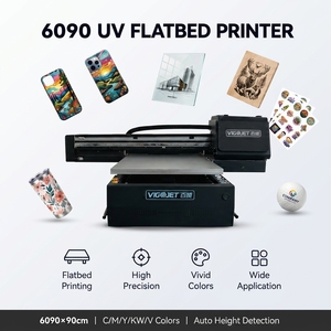 Impresora UV de Cama Plana VIGOJET VJ-6090 Epson I3200 600x900mm con Tinta Blanca y Barniz para Vidrio, Metal y Carcasas de Teléfono - Product Image 1