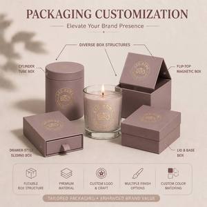 Ensemble <span class=keywords><strong>de</strong></span> 3 bougies parfumées en métal noir, bougies en cire <span class=keywords><strong>de</strong></span> soja naturelle, bougies <span class=keywords><strong>de</strong></span> voyage en métal, bougies d'aromathérapie portables, bougies d'<span class=keywords><strong>anniversaire</strong></span> - Product Image 6