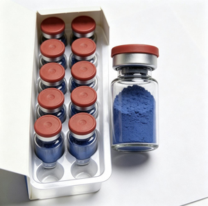 Péptido de Cobre Azul de Alta Pureza GHK-Cu 50mg/100mg Disponible para Pedidos al por Mayor, Materia Prima Cosmética - Product Image 4