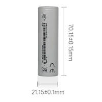 Batería de Litio de Estado Sólido INR 21700 50E, 21700 5000mAh 3.7V 5C, 1000 Ciclos, Cátodo LiCoO2 para Herramientas Eléctricas y Equipos de Jardinería