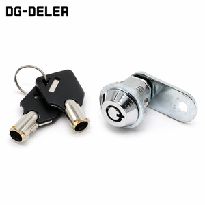 Cerradura Cilíndrica DG-DELER con 2 Llaves, Grado 2 ANSI, <span class=keywords><strong>para</strong></span> Máquinas Expendedoras, Cajeros Automáticos y Buzones - Product Image 1