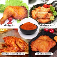 Condimento seco frito adobo de pollo a la barbacoa estilo Nueva Orleans certificado Halal para pollo a la parrilla
