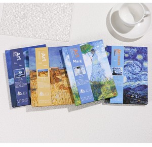 Cuaderno Estético <span class=keywords><strong>Van</strong></span> <span class=keywords><strong>Gogh</strong></span> Monet B6, 100gsm, 80 Hojas, Diario de Arte con Pinturas al Óleo, para Estudiantes, Oficina, Regalo, Cuaderno Noche Estrellada - Product Image 6