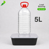 Conteneur rectangulaire jetable pour micro-ondes de 40 oz, boîte à lunch en plastique avec couvercle, sans BPA, durable, étanche, recyclable