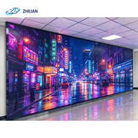 Mur vidéo LED SMD couleur pleine, pas de pixel visible, pour intérieur, panneau LED sans soudure P1.25 P1.5 P1.8 480*320, boîtier en aluminium moulé sous pression pour théâtre