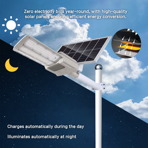 High Lumen IP65 Outdoor All in One Solar Street <strong>Light</strong> with Motion Sensor 300W <strong>Dusk</strong> <strong>to</strong> <strong>Dawn</strong> Solar Powered Led Road Lamp - Product Image 3