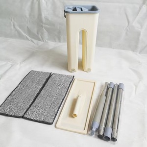 Mopa Plana <span class=keywords><strong>de</strong></span> Acero Ahorradora <span class=keywords><strong>de</strong></span> Espacio, Autolimpiante, Duradera, Recargable, con <span class=keywords><strong>Cubo</strong></span> para <span class=keywords><strong>Espacios</strong></span> <span class=keywords><strong>Pequeños</strong></span>, Uso Doméstico - Product Image 5
