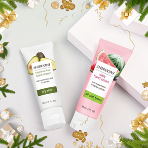 Crèmes pour les mains de Noël personnalisées Marque privée Hydratation durable Pastèque Avocat <span class=keywords><strong>Crème</strong></span> pour les mains hydratante <span class=keywords><strong>anti</strong></span>-<span class=keywords><strong>âge</strong></span> Lotion - Product Image 1