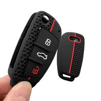 Coque de clé plip en silicone pour télécommande Audi A1 A3 A4 A5 A6 A7 – Remplacement en gros