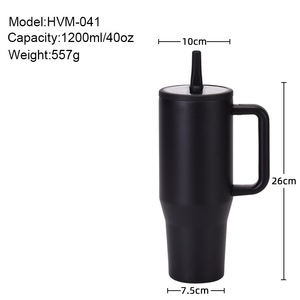 Gobelet isotherme 30oz 40oz avec poignée en acier inoxydable à double paroi, tasse <span class=keywords><strong>de</strong></span> voyage, bouteille d'eau, flasque <span class=keywords><strong>de</strong></span> voiture - Product Image 3