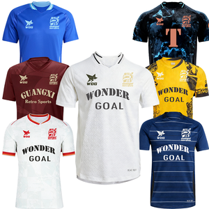 Maillot de football vintage Coupe du Monde 2026 en gros, tenue de sport, uniforme de football court 100 % polyester respirant et à séchage rapide - Product Image 1