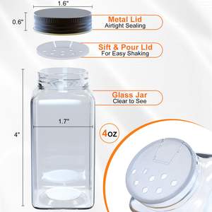 Organisateur d'épices à 3 niveaux avec plateau en bambou, <span class=keywords><strong>support</strong></span> pour <span class=keywords><strong>tablette</strong></span>, 18 bocaux à épices et ensemble d'entonnoirs pour <span class=keywords><strong>armoire</strong></span> de cuisine, comptoir - Product Image 5