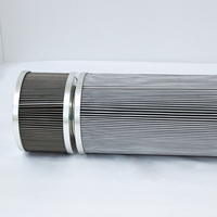Cartouche filtrante plissée en fibre de verre pour huile de boîte de vitesses de générateur éolien, élément filtrant spécialisé pour éolienne