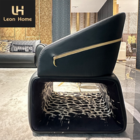 Personnalisation énorme canapé sectionnel moderne italien canapé sectionnel de luxe en cuir pour salon