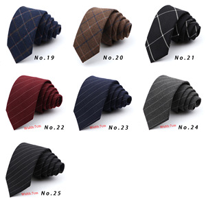 Cravates pour hommes 6 cm Cravates classiques <span class=keywords><strong>en</strong></span> coton fines pour hommes Cravates rayées étroites <span class=keywords><strong>Cravate</strong></span> <span class=keywords><strong>en</strong></span> <span class=keywords><strong>cachemire</strong></span> fine - Product Image 5