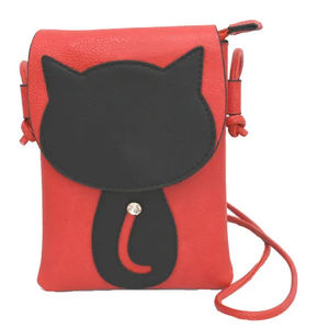Sac à bandoulière pour téléphone portable en forme de chat mignon et créatif, fabricant en gros, sac à bandoulière pour femme - Product Image 5