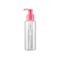 Personnalisé 24/410 PET Bouteille de Lavage À La Main 100ml bouteille en plastique avec rose lotion pompe