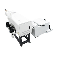 Imprimante DTF A2 tout-en-un avec secoueur de poudre et four XP600, haute vitesse 5,5 m²/h, machine d'impression rouleau à rouleau et feuille sur film PET