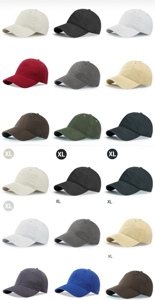 Casquette de baseball personnalisée de haute qualité avec logo brodé, 6 panneaux, en coton lavé, pour femmes et hommes, tailles 57cm et 59cm, chapeau de sport - Product Image 6