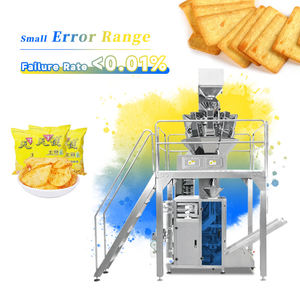 Automatic <b>Biscuit</b> Packing <b>Machine</b> VFFS Cookie Snack Pouch Filling Sealing Equipment for Food Granule Packaging Machinery - Product Image 1