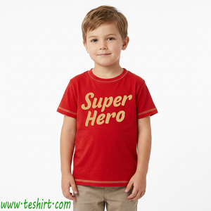 Camisetas de Manga Corta Casuales con Diseño Personalizado y Color Personalizado, 100% Algodón Jersey, Estampado Animal, para Niños de 5 a 12 Años, Ecológicas - Product Image 3