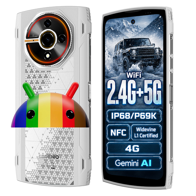 LAGENIO Panther2 Pro Toughest Android Phone Wholesale Slim Design 50MP Camera L1 Smartphone Robuste Portables French Bulk