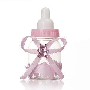 Baby Shower bleu garçon rose fille boîte cadeau bouteille baptême baptême boîtes à bonbons fête d'anniversaire faveurs cadeau préféré - Product Image 6