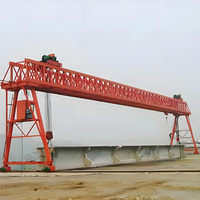 Grue à portique à double poutre de type treillis de 50 tonnes à 100 tonnes, conception personnalisée disponible pour l'usine de fabrication de poutres