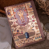 Carnet A5 Vintage Couverture Rigide Journal Égypte Antique Fait Main pour Écriture Cadeau