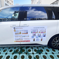 Aimants de voiture personnalisés avec logo imprimé, découpés sur mesure, amovibles, imperméables, grand format, résistants aux UV
