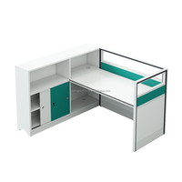 Poste de travail personnalisé avec cloison, bureau modulaire sur mesure pour dessin CAO, bureaux en cellules modulaires pour projet de mobilier de bureau d'entreprise