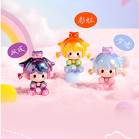 Nouveauté : Figurines en vinyle UU Meow's Travel Minis de première génération, figurines en résine animées pour la décoration, lot de 60 pièces