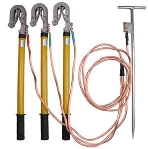 Portable High Voltage Grounding Rod Electrical Copper Earth Bar