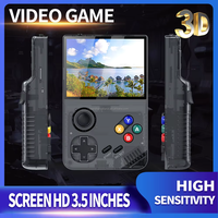 Consola de Juegos Retro JSgaming M19, Pantalla IPS de Alta Definición de 3.5 Pulgadas, 20000 Juegos Integrados, 3D, Regalo para Niños
