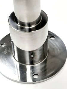 Nouveau tuyau d'échappement droit en acier inoxydable argenté durable pour bateau marin avec joint, accessoires de quincaillerie pour yacht - Product Image 2