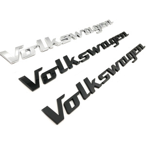Calcomanías para Autos Volkswagen, Emblema para Maletero Trasero, Plateado Brillante, Negro Brillante, Negro Mate, Adhesivos ABS - Product Image 1