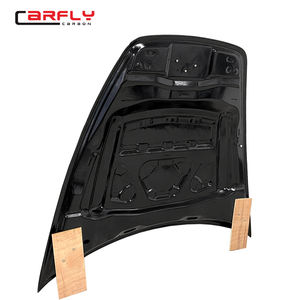 Capot moteur en fibre de carbone Carfly pour Porsche <span class=keywords><strong>Cayenne</strong></span> 958 2011-2013, style HM, capot moteur 2011-2013HM - Product Image 5