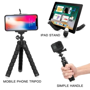 Mini Soporte Flexible de Esponja con Forma de Pulpo para Teléfono Móvil, Trípode de Escritorio para Selfies, Soporte para Smartphone, Regalos para Fiestas - Product Image 4
