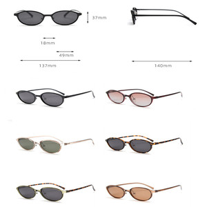Lunettes de soleil ovales rétro personnalisées avec logo 2026 pour hommes et femmes, verres TAC UV400, lunettes de soleil polarisées rondes unisexes - Product Image 6